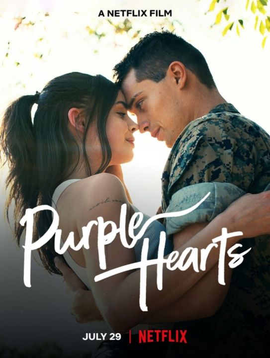 DVD Purple Hearts : 2022 #หนังฝรั่ง (ดูพากย์ไทยได้-ซับไทยได้) - ดราม่า โรแมนติก