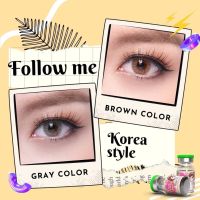 Follow me / Maya / Catier / Enjoy / Erdem / Olivia - Petty Doll คอนแทคเลนส์ สีน้ำตาล/เทา