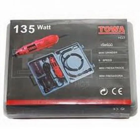 เครื่องเจียร์-มินิ-towa-135w-รุ่น-hg-3-ปรับความเร็วได้-6-ระดับ-แรงดันไฟ-220v-กำลังไฟ-135w-ความถี่-50hz-ความเร็วรอบ-8000-30000rpm