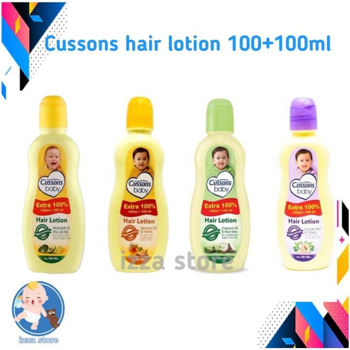 Cussons BAby HAir lotions 200ml/perawatan rambut bayi/minyak rambut