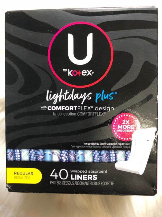 U By Kotex Barely There Regular Panty Liners 50 Count Lazada PH