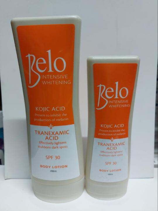 BELO Intense Intense Whitening Kojic Lotion Tranexamic Acid Spf30 200ml