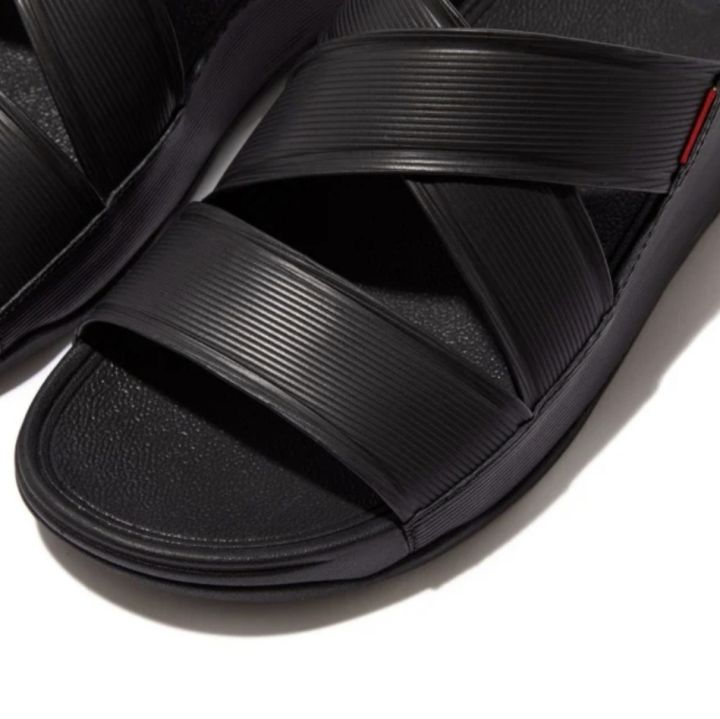 รองเท้าผู้ชาย-fitflop-แท้-รุ่น-chi-stripe-embossed-leather-size-44-us11