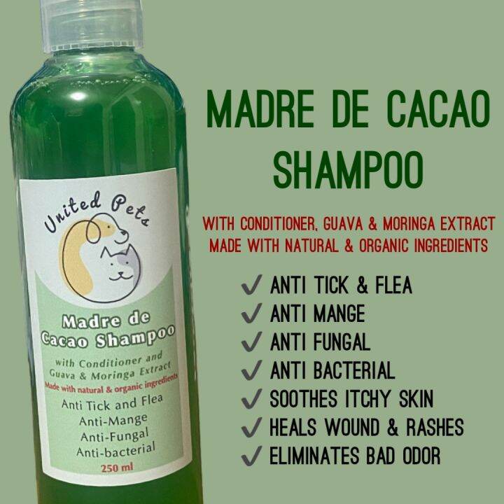 Organic Madre de Cacao Shampoo w/Conditioner (250ml) Lazada PH