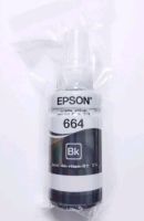 หมึกเติม Epson 664 Bk  (สีดำ)แบบไม่มีกล่อง ของแท้ L110/ 120/ 200/ 210/ 220/ 300/ Bk