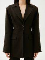 Oversized Single Breast Blazer