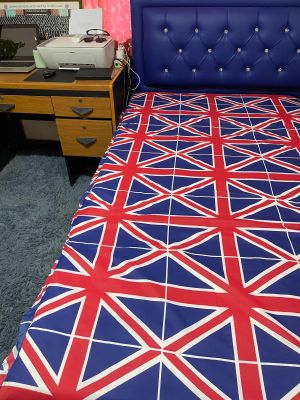 ที่นอนปิคนิค (ลายธงอังกฤษ) ขนาด3ฟุต 3.5ฟุต และ5ฟุต ถอดปลอกซักได้