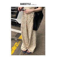 [Babestyle] vol264พิมพ์ลายการ์ตูนไร้เดียงสา ~ กางเกงลำลองขาตรงโซลเข้าชุดง่ายน่ารักสาวๆ