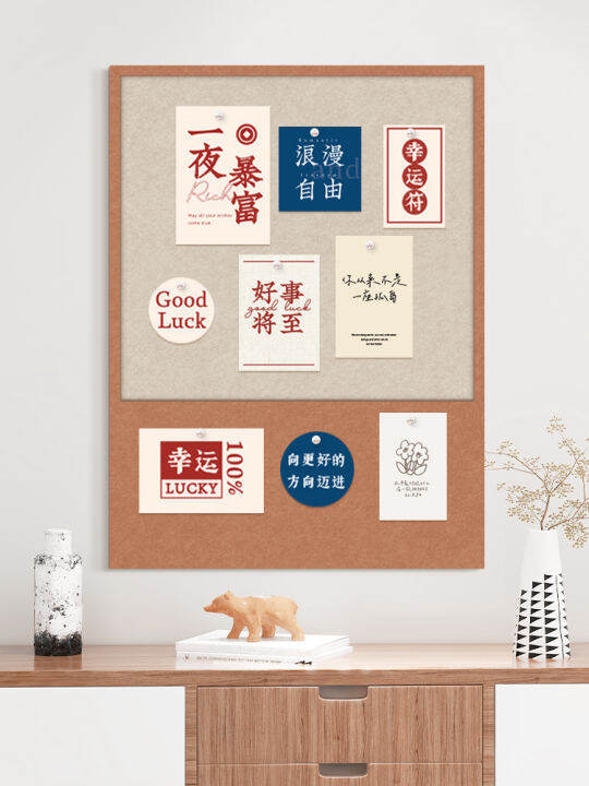 INS Photo Wall Felt Board Wall Stickers Background Wall Desktop Message