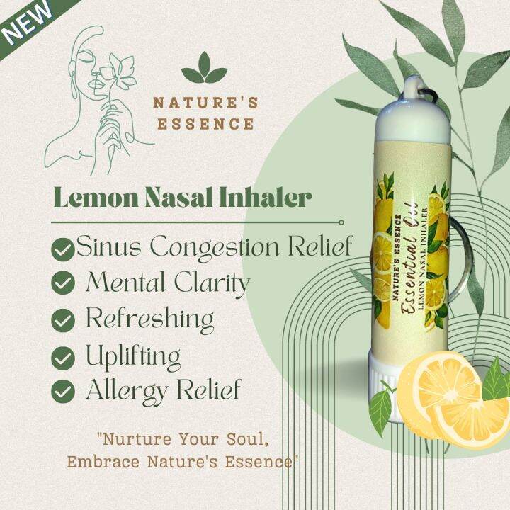 lemon essential oil inhaler Lazada PH