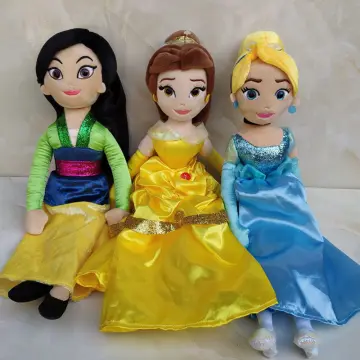 Disney Princess Small Dolls (Moana, Tiana, Ariel, Cinderella, Pocahontas,  Merida, Belle, Rapunzel, Jasmine, Mulan, Snow White or aurora) Assortment  Children Toys, Gift for Girls ages 3 years and above