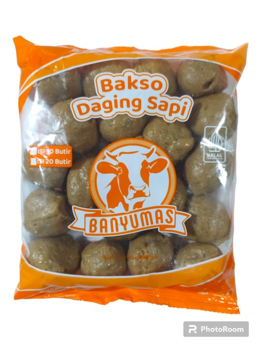 Pentol Bakso Daging Sapi Baso Sapi Cap Banyumas Isi 20 Biji Lazada