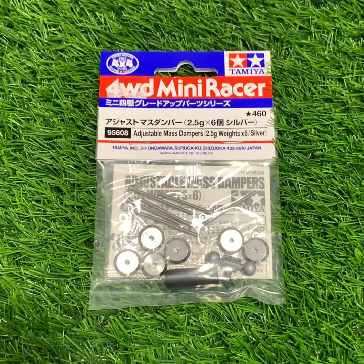 Tamiya Adjustable Mass Dampers (2.5g Weights x6/Silver) Lazada PH