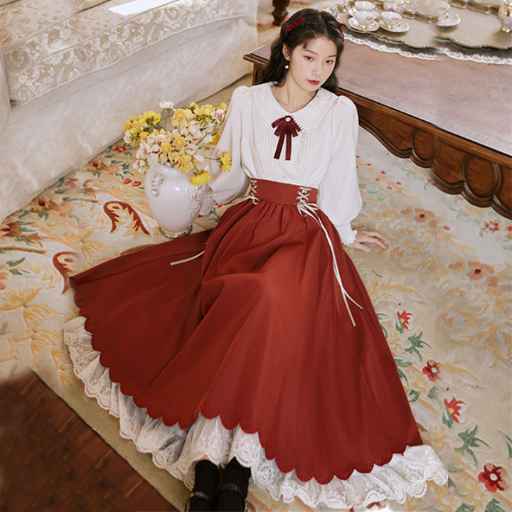 12 mẫu váy đầm xòe tiểu thư cực yêu cho nàng diện Tết