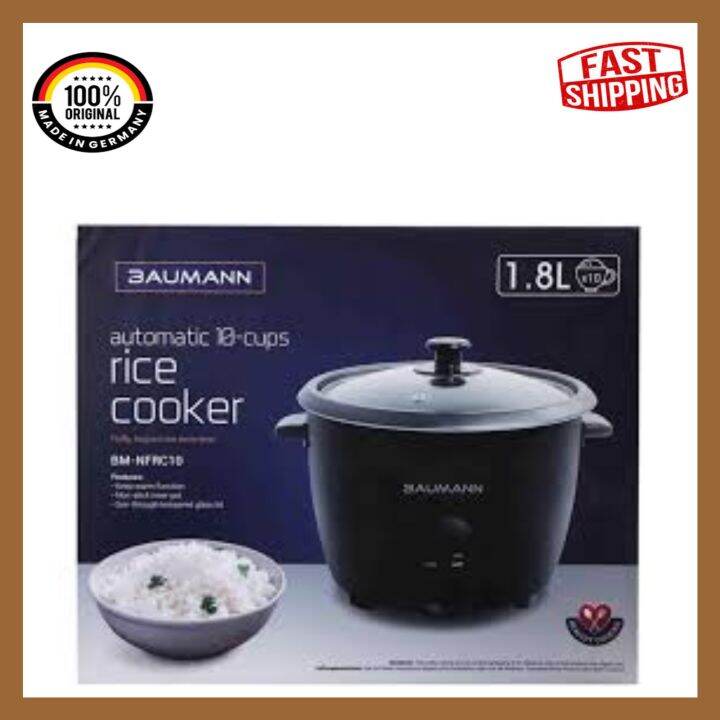 Baumann Automatic Rice Cooker (1.8L/10 Cups) Lazada PH