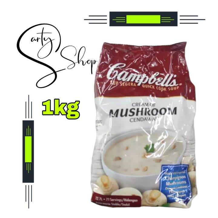 Campbell mushroom soup 1kg | Lazada