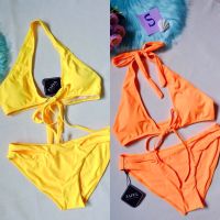 ชุดว่ายน้ำบิกินี่พร้อมส่งแบรนด์ZAFUL??‍♀️??บิกินี่ทูพีช,วันพีชสายฝอนำเข้า,bikini,บิกินี่,summer Size S