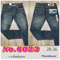 6023ยีนส์กระบอกยืด เป้ากระดุม Size.28,29,30,31,32,34,36