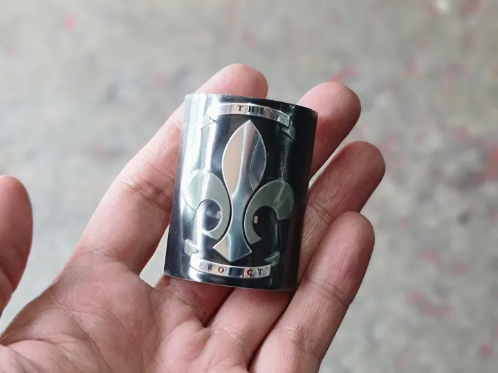 BMX Cycle Center, The Project Brand, Bicycle Head Tube Badge, Alloy, TP