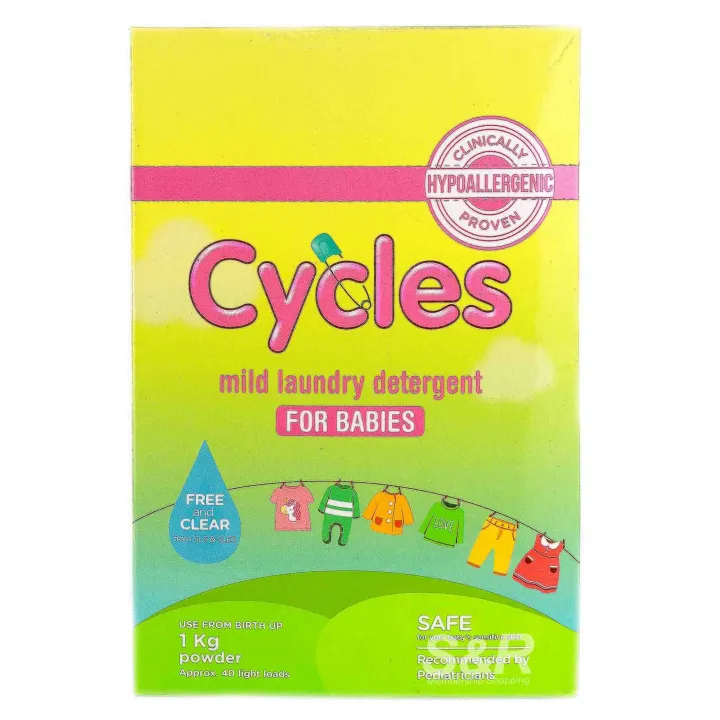 Cycles Mild Powder Detergent For Babies 1kg Lazada PH