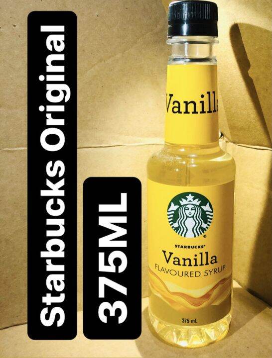 Starbucks Original Flavoured Syrup Vanilla 375ML Lazada PH