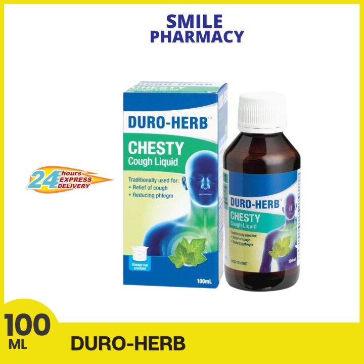 DUROHERB Chesty Cough Syrup (100ML) Lazada