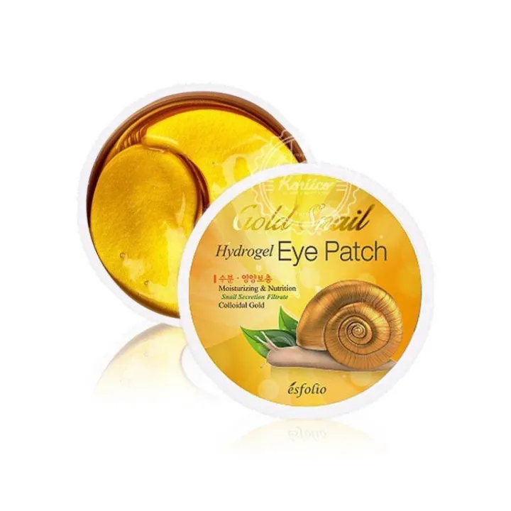 esfolio Gold Snail Hydrogel Eye Patch 60 Sheets Lazada.co.th