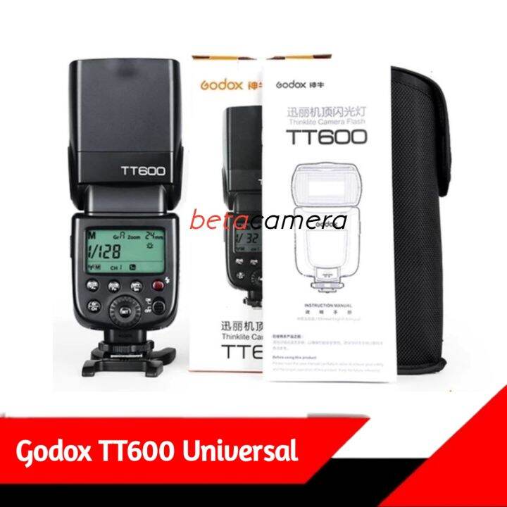 Godox Thinklite camera flash TT520II + Trigger + bonus Diffuser / Flash