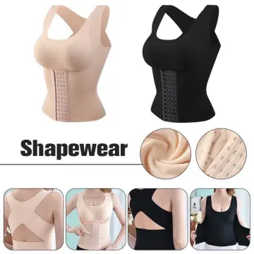 Women's Shapewear Bodysuits Waist Trainer Vest Slim Full Body Shaper  Built-in Bra Camisole