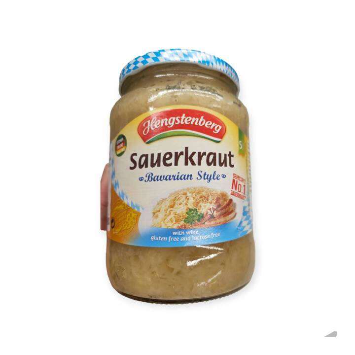 hengstenberg-sauerkraut-bavarian-style-680g-กะหล่ำปลีดองปรุงรสสไตล์บาวาเรียน-680กรัม