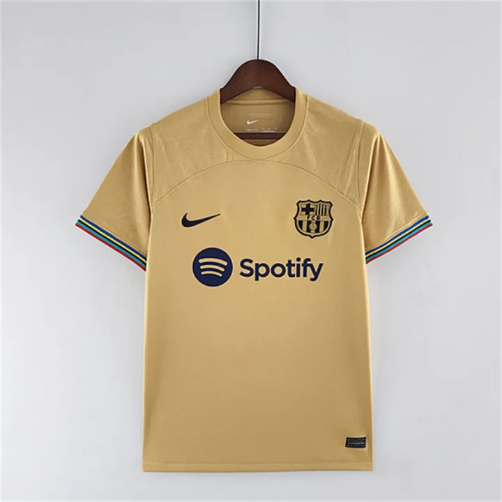 FCB Jersey 22/23 Away Jersi Custom Name 2022 2023 Men Soccer Jersey ...