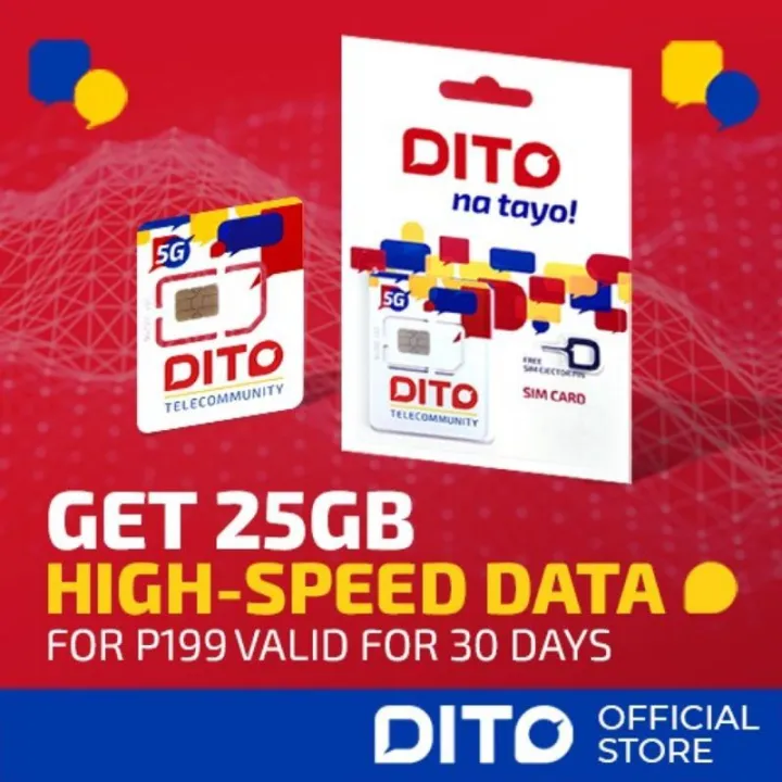 DITO SIM CARD 5G Network Simcard | Lazada PH