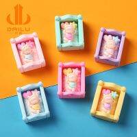 63.V.VDIY310ทารกน้อยน่ารัก เครื่องประดับตกแต่ง3D 6 สี ของจิ๋ว