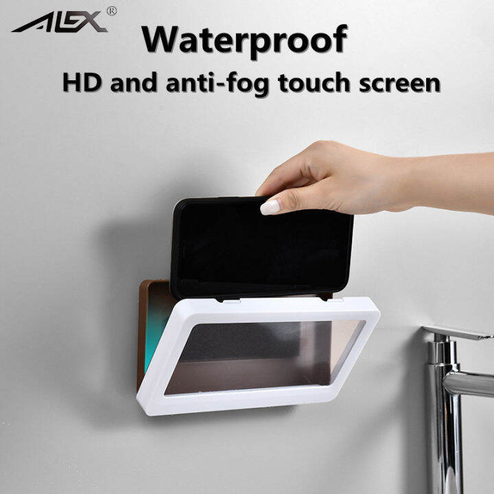 Phone Holder Bathroom Waterproof Home Wall Phone Case Stand Box Self