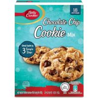 เบตตี้ ครอกเกอร์ แป้งคุกกี้สำเร็จรูป ดับเบิ้ลช็อกโกแลตชิพ Betty Crocker Double Chocolate Chip Cookie Mix 430g