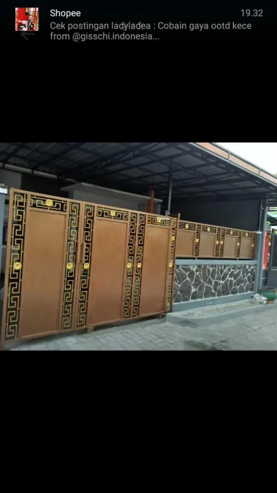 Pagar gerbang minimalis | Lazada Indonesia