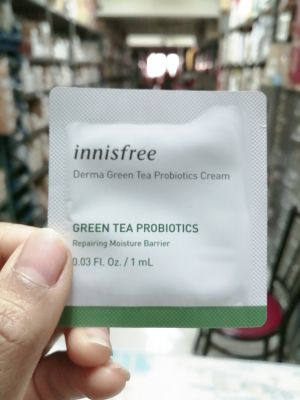innisfree derma green tea probiotics cream ฟื้นฟูเกราะป้องกันผิวจากมลภาวะ​ต่าง ๆ เหมาะกับผิวแห้งระคายเคืองง่าย