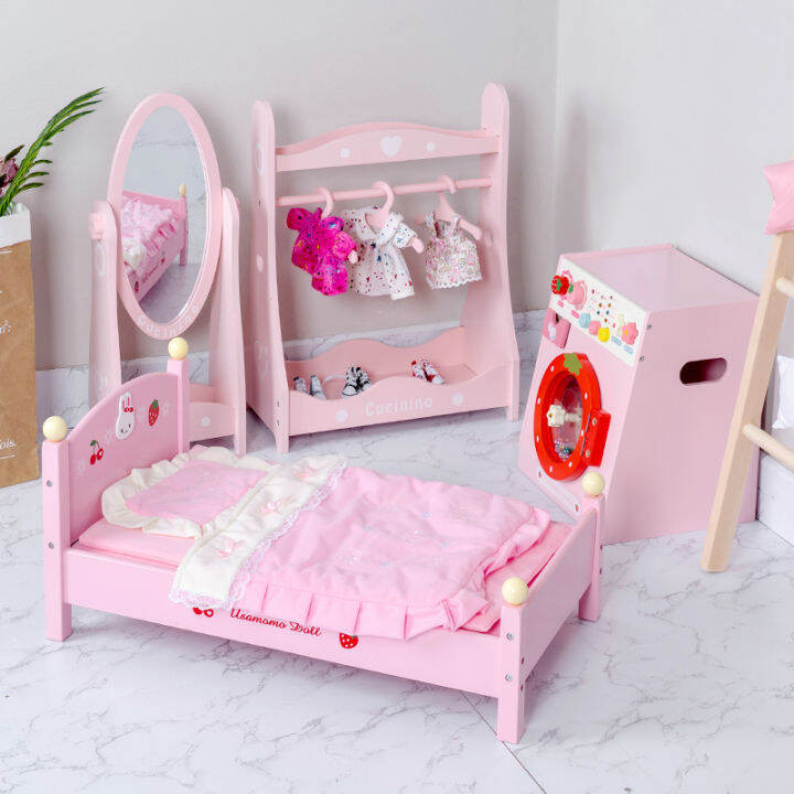 Play House Barbie Doll Bed Toy Kindergarten Doll House Regional