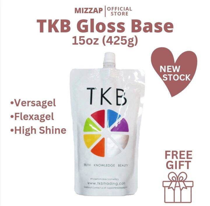 TKB Gloss Base Versagel 15oz/425g Lipgloss Base • DIY Lipgloss • Lip
