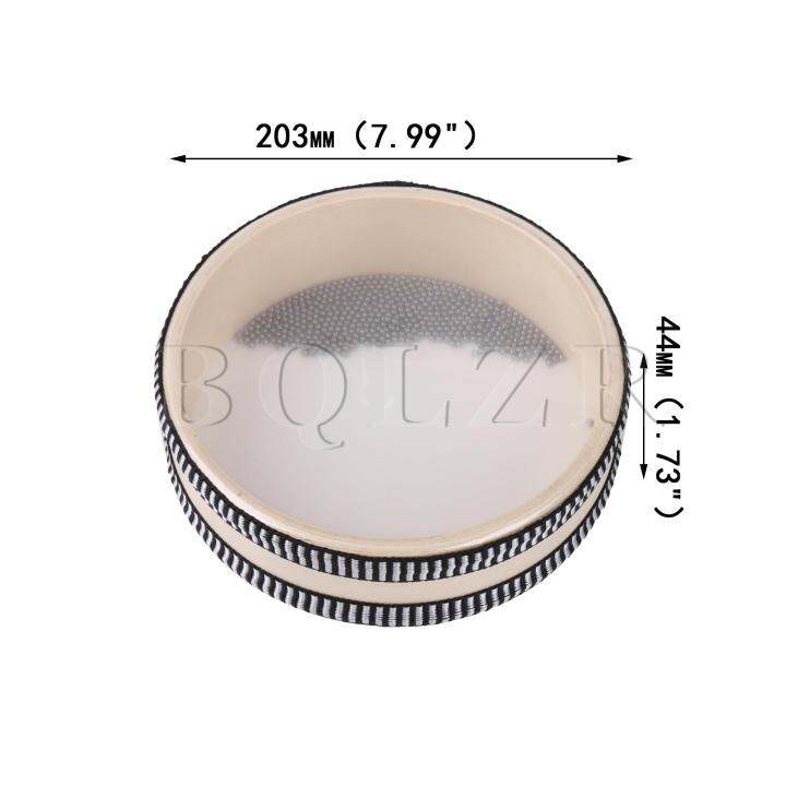 ลูกปัดคลื่นกลองตีด้วยมือมหาสมุทรไม้เนื้อแข็งธรรมชาติ8นิ้วสำหรับอุปกรณ์การเรียนในบ้าน