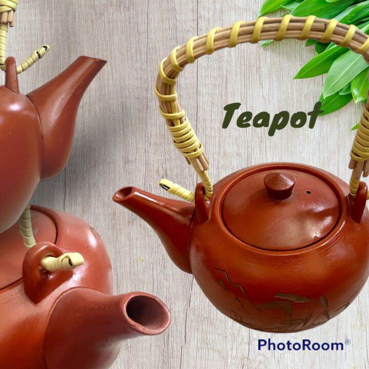 [2 Variants] Brand New Terracotta Teapot Japan Surplus Lazada PH