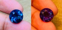 6.27cts ธรรมชาติ 100% ฟลูออไรต์เปลี่ยนสี 11mm รอบ 6.27cts natural 100% color change fluorite 11mm round