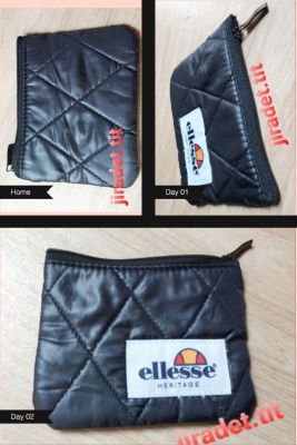 กระเป๋าใบเล็ก ellesse HERITAGE สินค้าคัดจากโกดังญี่ปุ่น ขนาความยาว 12.5 CM. ความกว้าง 10 CM. สินค้าใหม่