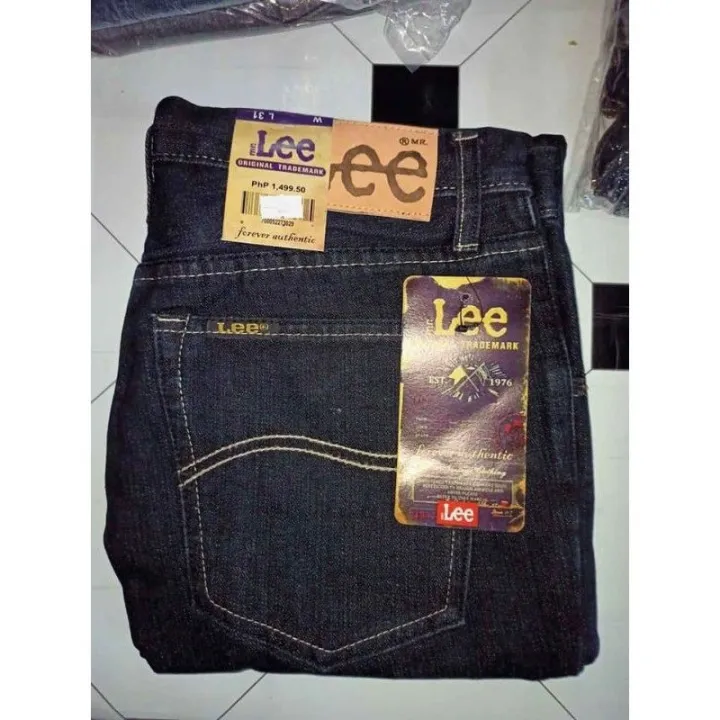 Straight cut Lee jeans for men's | Lazada PH