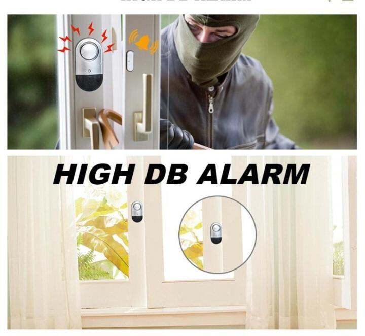 Wireless Door Window Sensor House Entry Burglar Alarm System