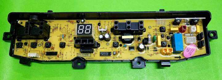 บอร์ดเครื่องซักผ้า-ซัมซุง-board-samsung-7-ปุ่ม-4-pin-พารท์-dc92-00278r-ใช้แทนได้หลายพาร์ท-dc92-00297a-dc92-00591g-dc92-00755c-dc92-00510f-dc92-00755f-รูปบอร์ดตรงใช้แทนได้เลยค่ะ-สำหรับ-samsung-รุ่น-wa9