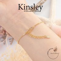 พร้อมส่ง!! สร้อยข้อมือทอง24K สร้อยข้อมืออิตาลี สร้อยข้อมือเกาหลี สร้อยข้อมือสีทอง งานXUPING ลายสวยใส่อาบนำ้ได้