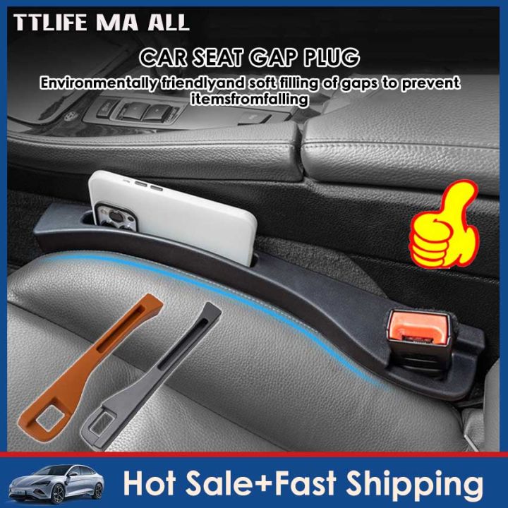 2Pcs Car Seat Gap Filler Side Seam Plug Strip Leak-proof Filling Strip Car  Seat Gap Interior Universal Decoration Supplies