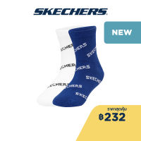 Skechers สเก็ตเชอร์ส ถุงเท้าหุ้มข้อเด็กผู้ชาย Boy Quarter Sock Accessory - P323B027-036G