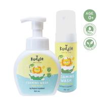 คัดเดิ้ล ออแกนิคโฟมอาบน้ำสระผมสำหรับเด็ก 0+  KUDDLE Organic Foaming Wash Head to Toe